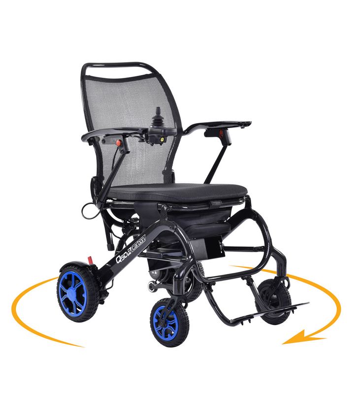 Q50 R CARBON - sammenleggbar elektrisk rullestol